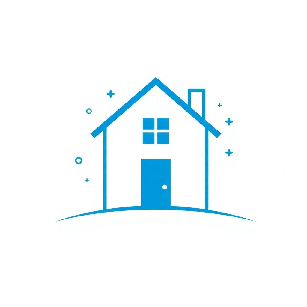 Ikona domu symbolizující úklid domácností