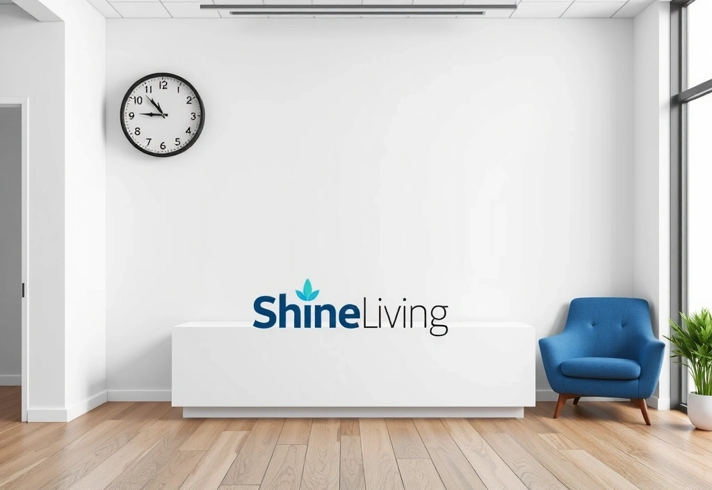 Moderní kancelář s kontaktními údaji