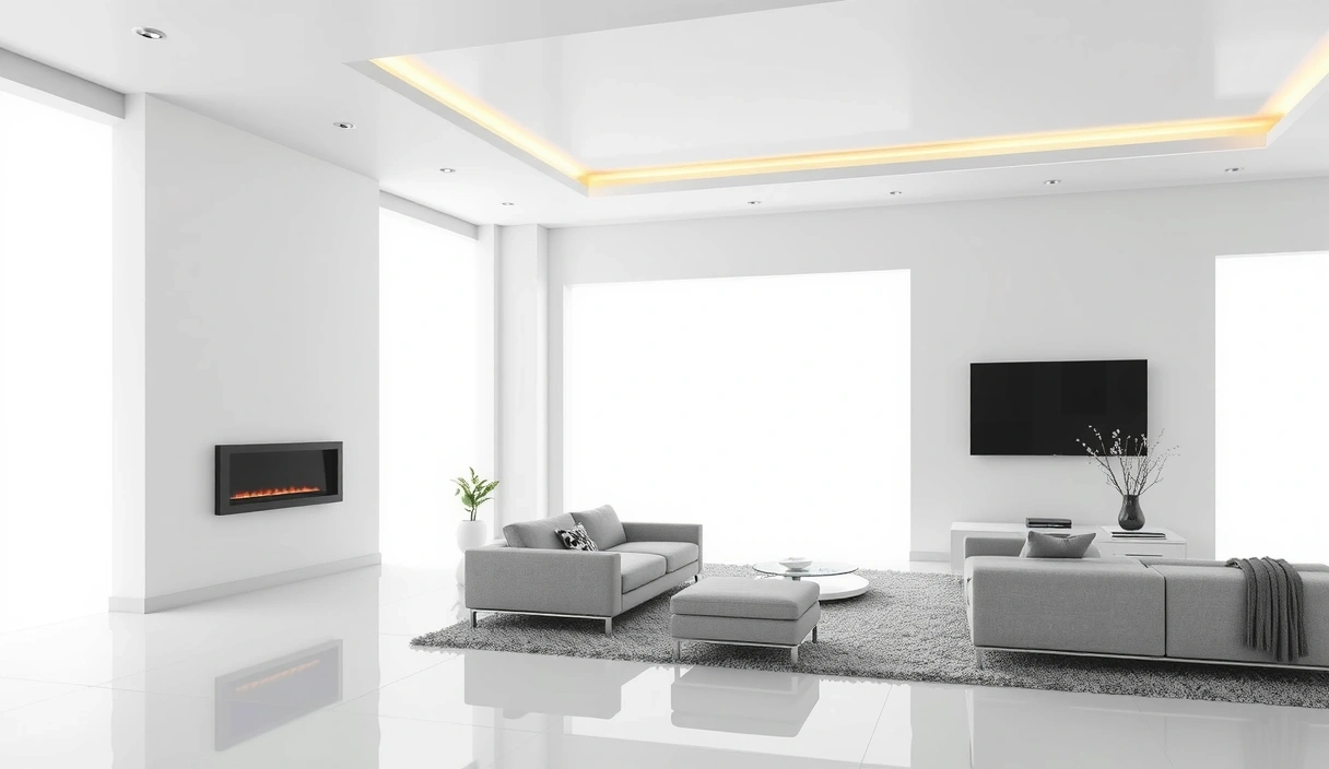 Čistý, moderní interiér po profesionálním úklidu ShineLiving